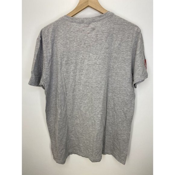 Served Fresh Crew Neck Short Sleeve Tee Shirt Gray - Picture 4 of 5